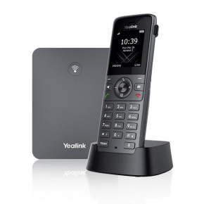 Yealink W73P, IP DECT báza + rúčka, PoE, 1,8" bar.disp., až 10 rúčok