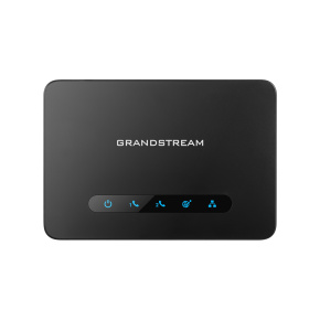 Grandstream HT812 (ATA), 2x FXS, 2 SIP účty, 1x Gbit LAN, NAT router, 3-cestná konf., auto-provis.