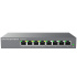 Grandstream GWN7711P Layer 2 Lite managed switch, 8 portov, 4x PoE/PoE+