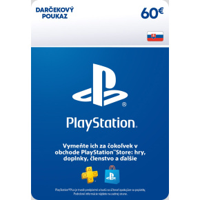 ESD SK - PS Store el. peňaženka - 60 EUR