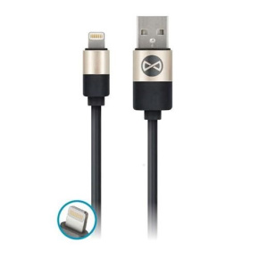 Dátový kábel Forever Modern USB/Lightning 1m 2A čierny