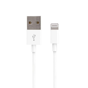 Dátový kábel Forever USB/Lightning 1m 1A biely