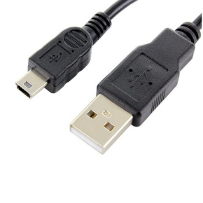 Dátový kábel Forever USB/miniUSB 1m 1A čierny