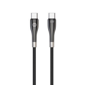 Dátový kábel Forever USB-C/USB-C 1m 60W čierny