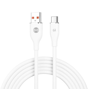 Dátový kábel Forever USB/USB-C 1m 66W biely