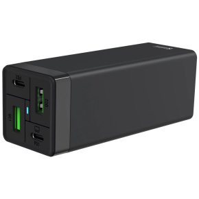 Sandberg 4v1 Charger 2x USB-C, 2x USB 65W, čierna