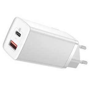 Baseus CCGAN2L-B02 GaN2 Lite Quick Nabíjačka USB + USB-C 65W White