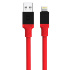 Tactical Fat Man Cable USB-A/Lightning 1m Red