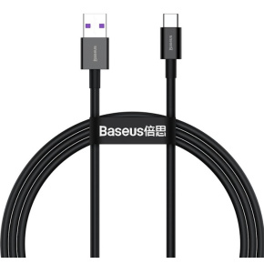 Baseus dátový kábel Superior USB-C 1m 6A 66W čierny