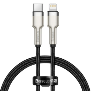 Baseus dátový kábel Cafule USB-C na Lightning 0,25 PD 20W čierny