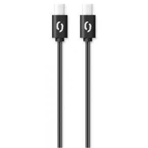 ALIGATOR Dátový kábel POWER 3A, USB-C/USB-C, čierny