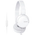 SONY slúchadlá MDR-ZX110AP handsfree, biele