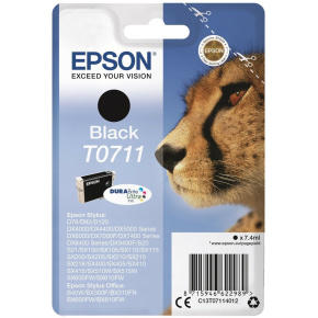 Epson Singlepack Black T0711 DURABrite Ultra Ink