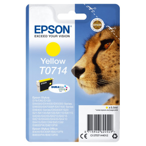 Epson Singlepack Yellow T0714 DURABrite Ultra Ink