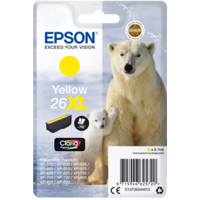 Epson Singlepack Yellow 26XL Claria Premium Ink