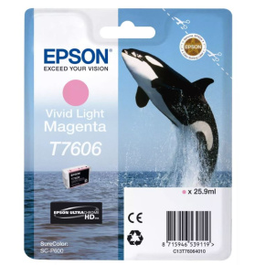 Epson T7606 Ink Cartridge Vivid Light Magenta