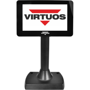 7" LCD farebný zákaznícky displej Virtuos SD700F, USB, čierny