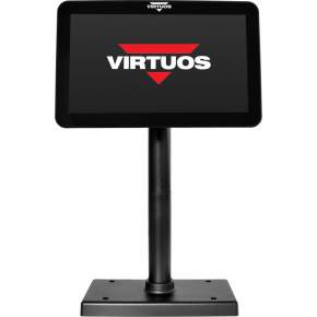 10,1" LCD farebný zákaznícky monitor Virtuos SD1010R, USB, čierny