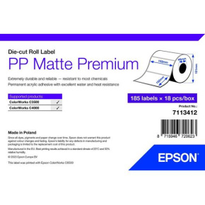 PP Matte Label Premium, 102mm x 152mm, 185 Labels