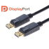 PremiumCord DisplayPort 1.2 prípojný kábel M/M, pozlátené konektory, 0,5m