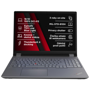 Lenovo ThinkPad P/P16 Gen 2/i7-14700HX/16"/4K/T/32GB/1TB SSD/RTX 3500A/W11P/Black/3R