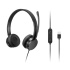 Lenovo slúchadlá USB-A Wired Stereo On-Ear Headset (with control box)/USB/Čierna