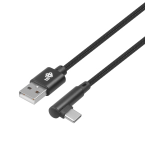 TB Touch USB-USB-C uhlový 1,5 čierny kábel